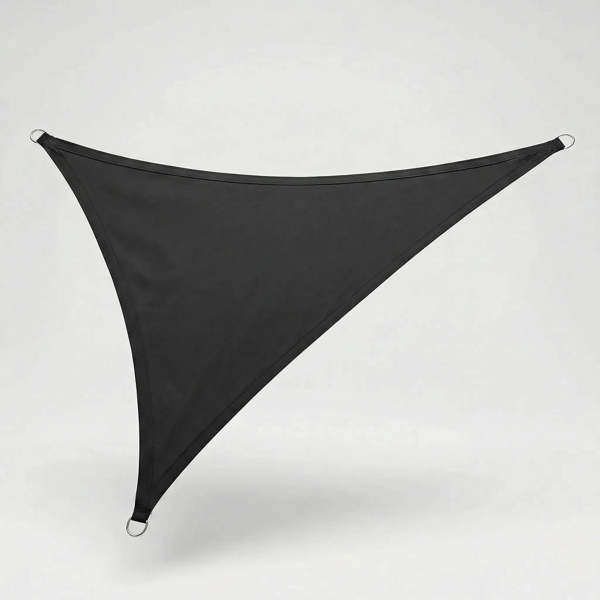 Triangular shade sail made of water-repellent fabric, perfect outdoor canopy for patios and pools, measuring 200x200 cm with reinforced corners for 9