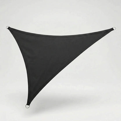 Triangular shade sail made of water-repellent fabric, perfect outdoor canopy for patios and pools, measuring 200x200 cm with reinforced corners for 9