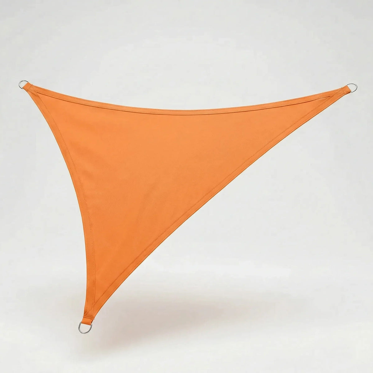 Triangular shade sail made of water-repellent fabric, perfect outdoor canopy for patios and pools, measuring 200x200 cm with reinforced corners for 5