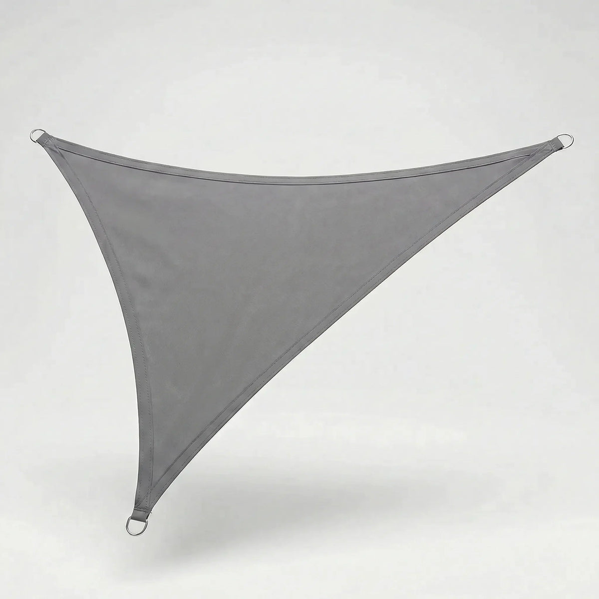 Triangular shade sail made of water-repellent fabric, perfect outdoor canopy for patios and pools, measuring 200x200 cm with reinforced corners for 2