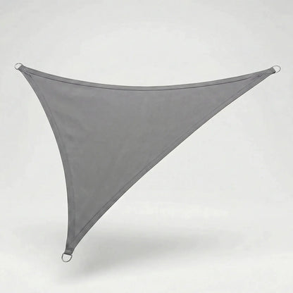 Triangular shade sail made of water-repellent fabric, perfect outdoor canopy for patios and pools, measuring 200x200 cm with reinforced corners for 2