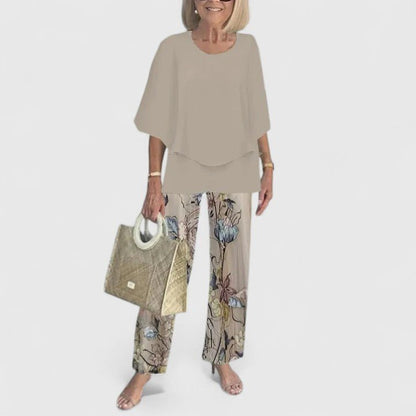 Two Piece Set for Women featuring a Flawless Fit and Lasting Comfort, Elegant Breathable Co Ord Set in stylish design. 1