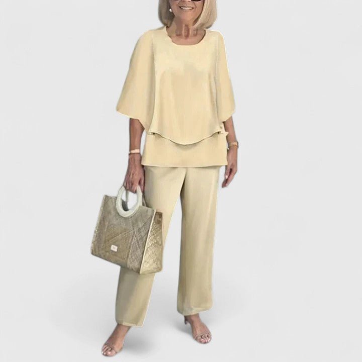 Two Piece Set for Women featuring a Flawless Fit and Lasting Comfort, Elegant Breathable Co Ord Set in stylish design. 3