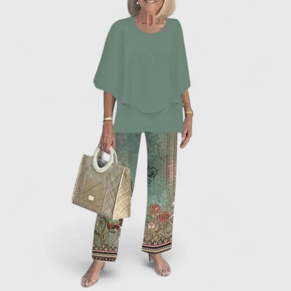 Two Piece Set for Women featuring a Flawless Fit and Lasting Comfort, Elegant Breathable Co Ord Set in stylish design. 4