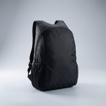 Ultralight travel backpack featuring water-resistant fabric, durable YKK zipper, and a compact foldable design, available in multiple colors. 6