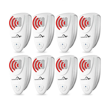 Ultrasonic Pest Repeller for bed bugs, compact plug-in device with silent operation and wide coverage up to 1200 sq. ft. 0