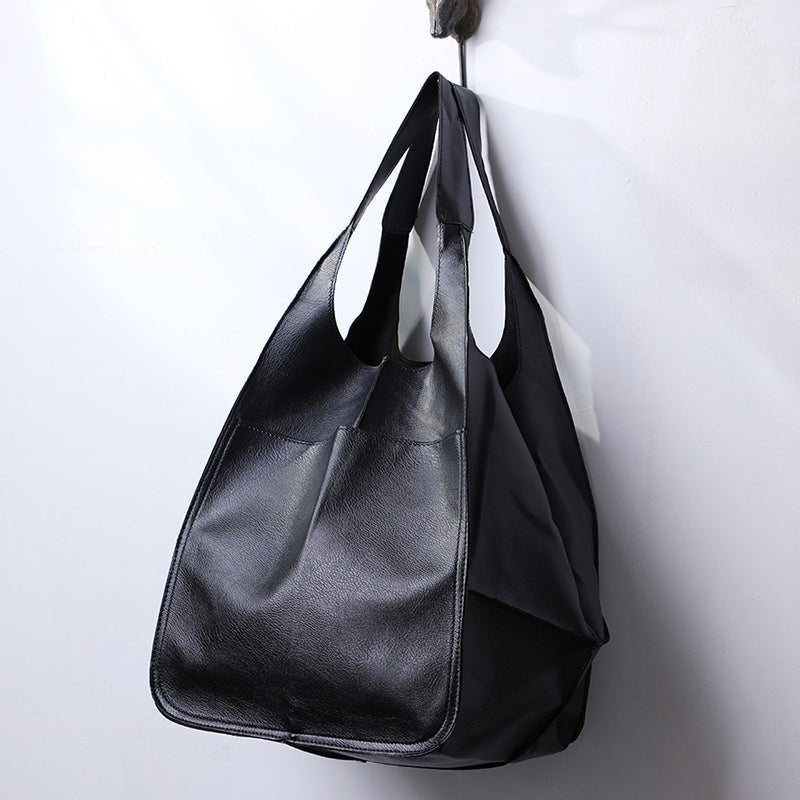 Vintage leather tote bag, featuring an elegant design and durable construction, perfect for everyday use with a spacious interior for all your essentials. 4