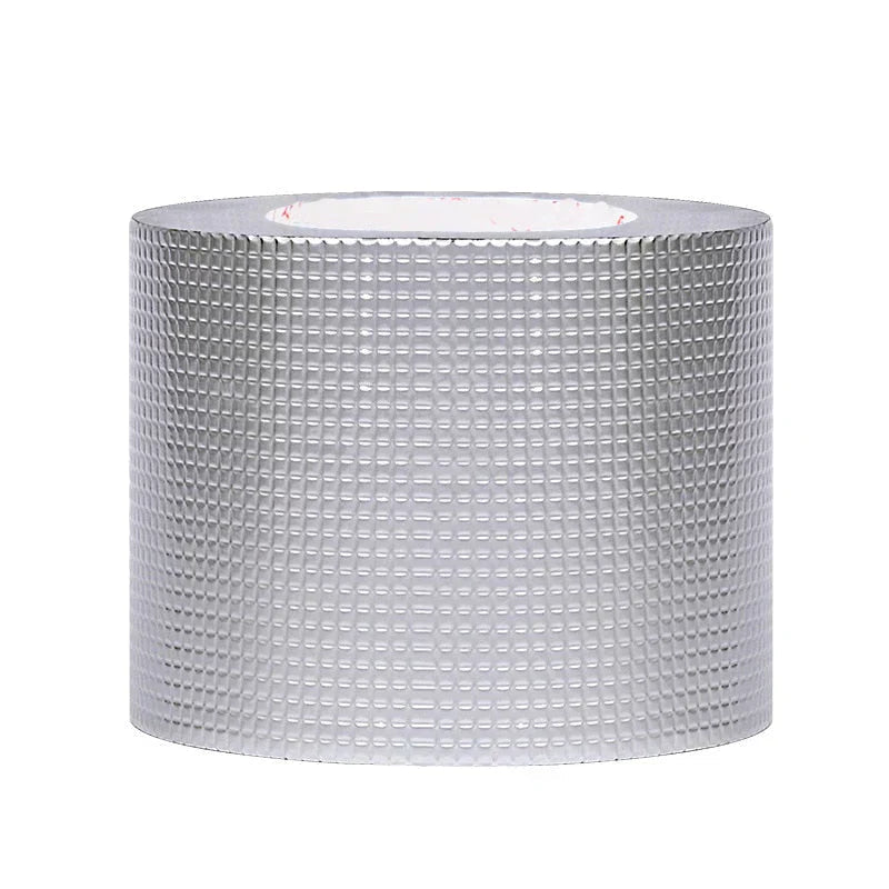 Waterproof repair tape in black, 50mm wide, designed for instant leak sealing with strong rubber adhesive for durable, long-lasting repairs. 0