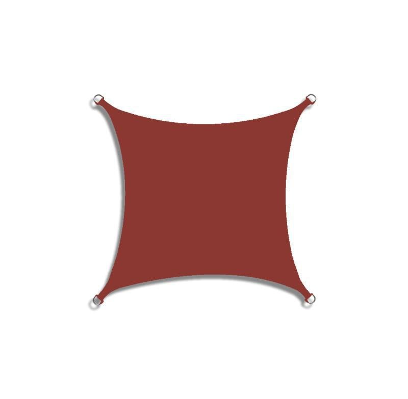 Waterproof shade sail with UV protection, showcasing a durable canvas design ideal for outdoor patios and gardens, providing effective sun shelter and enhancing outdoor aesthetics. 16