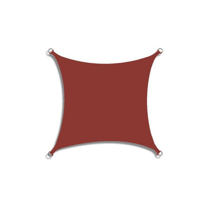 Waterproof shade sail with UV protection, showcasing a durable canvas design ideal for outdoor patios and gardens, providing effective sun shelter and enhancing outdoor aesthetics. 16