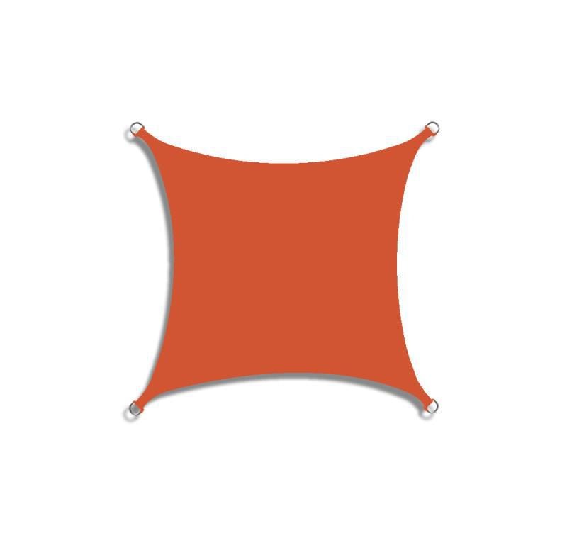 Waterproof shade sail with UV protection, showcasing a durable canvas design ideal for outdoor patios and gardens, providing effective sun shelter and enhancing outdoor aesthetics. 9