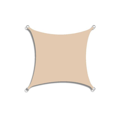 Waterproof shade sail with UV protection, showcasing a durable canvas design ideal for outdoor patios and gardens, providing effective sun shelter and enhancing outdoor aesthetics. 11