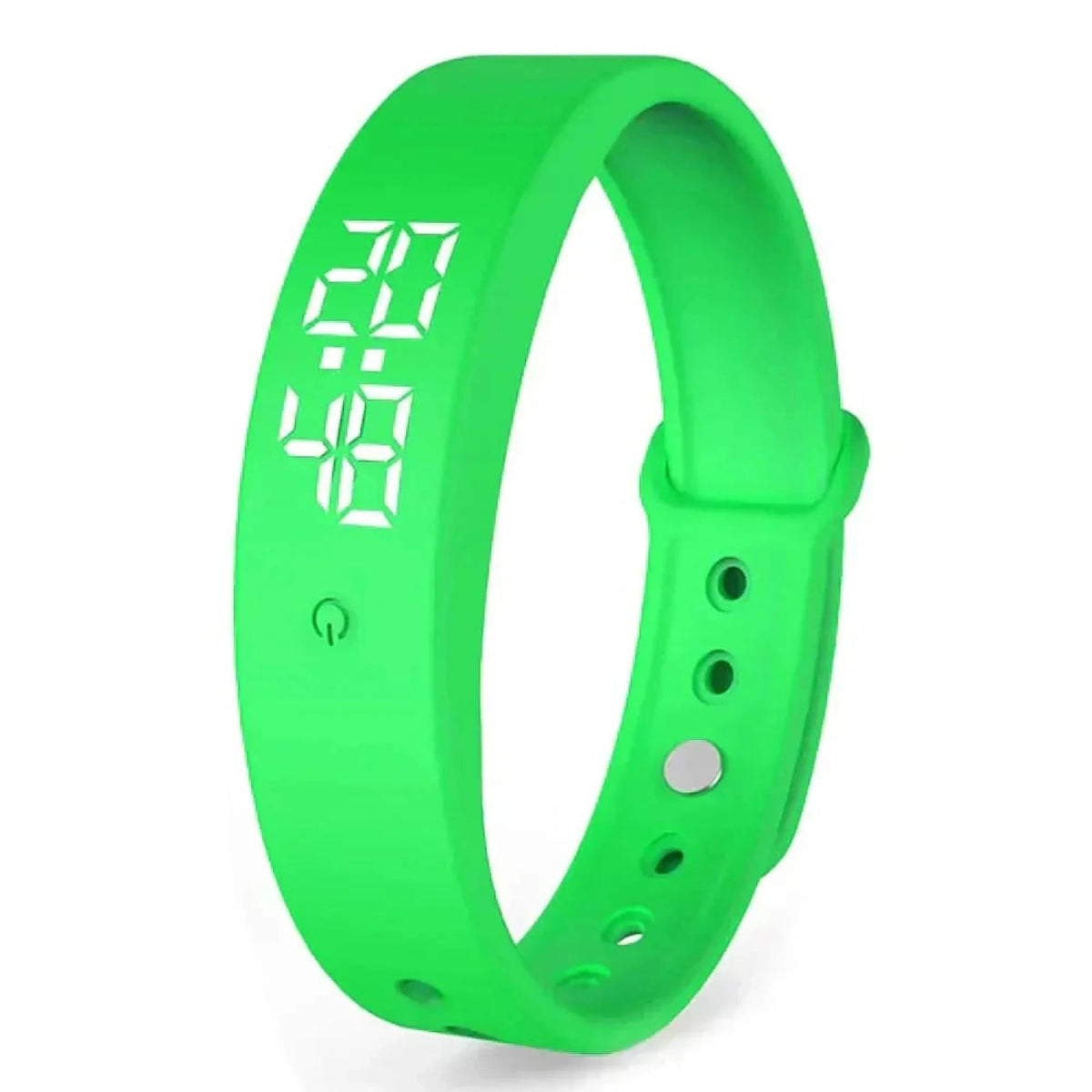 Waterproof smartwatch featuring health monitoring capabilities and silent alerts, designed with a comfortable silicone band for everyday wear. 1