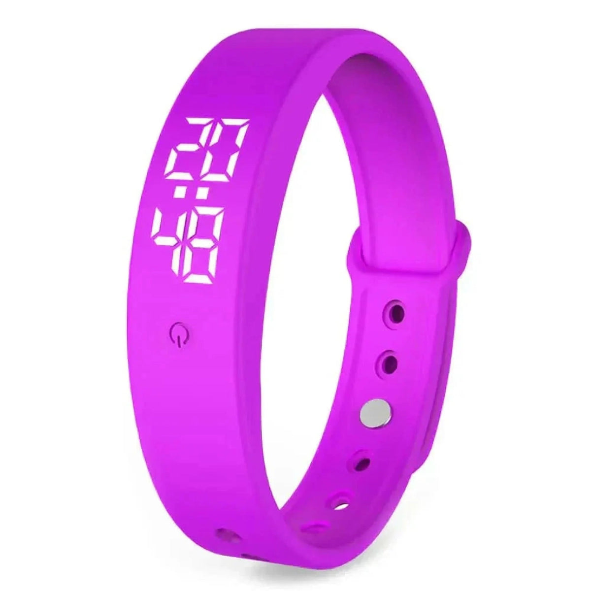 Waterproof smartwatch featuring health monitoring capabilities and silent alerts, designed with a comfortable silicone band for everyday wear. 2