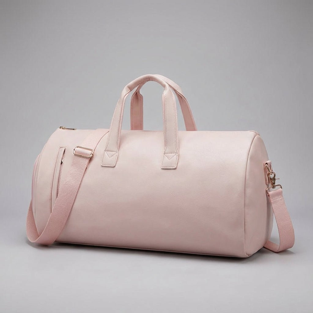 Weekender bag for women featuring a spacious interior and durable design, perfect for overnight travel and versatile use. 5
