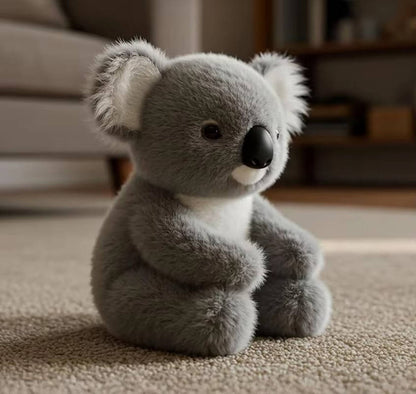 Weighted koala plush toy designed for anxiety relief, featuring ultra-soft fabric and a realistic design, perfect for cuddling and comforting. 3