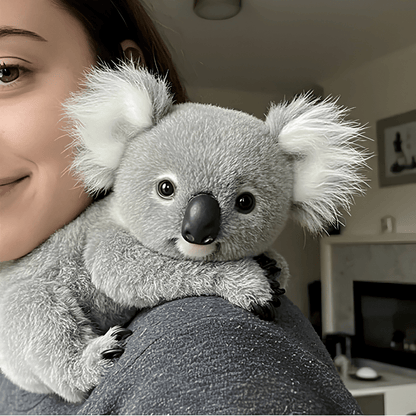 Weighted koala plush toy designed for soothing comfort, featuring a soft, cuddly exterior perfect for relaxation and stress relief. 2