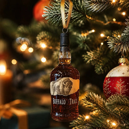 Whisky-themed advent calendar featuring 24 non-alcoholic surprises, perfect unique gift for men, showcasing festive design and delightful packaging. 2