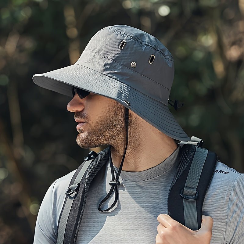 Wide brim sun hat for women providing UV protection, lightweight and packable design ideal for beach outings and hiking adventures. 3