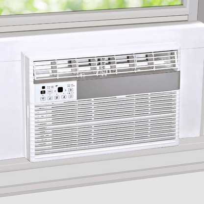 Window AC Insulation Kit featuring foam panels designed for air sealing and noise reduction, custom fit for air conditioning units up to 91cm. 0