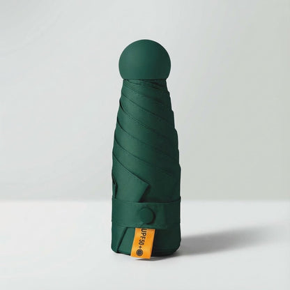 Windproof mini travel umbrella featuring UV protection, compact lightweight design, and durable carbon fiber frame for ultimate portability and resilience. 7