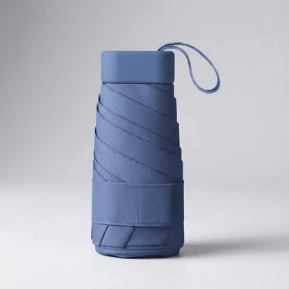 Windproof mini travel umbrella featuring UV protection, compact lightweight design, and durable carbon fiber frame for ultimate portability and resilience. 6