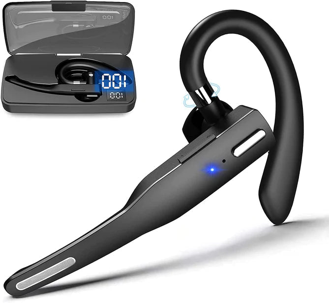 Wireless Bluetooth Headset with Noise Cancelling and Dual Mic – Ergonomic Design for Clear Calls 0