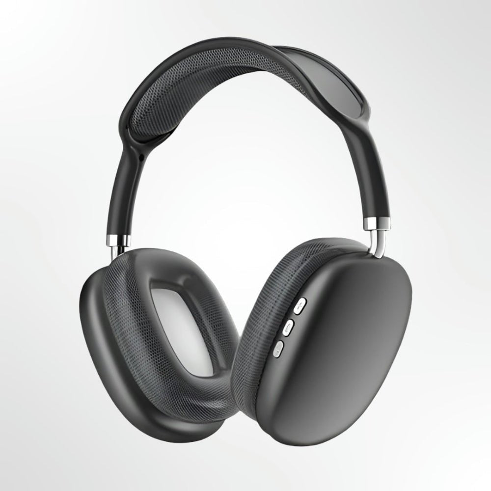 Wireless Bluetooth noise cancelling headphones with over-ear foldable design, providing premium sound quality and comfort for an immersive listening experience. 3
