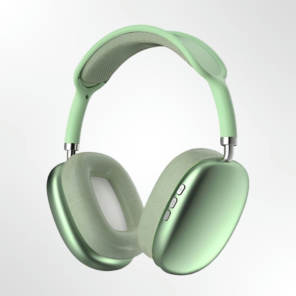Wireless Bluetooth noise cancelling headphones with over-ear foldable design, providing premium sound quality and comfort for an immersive listening experience. 9