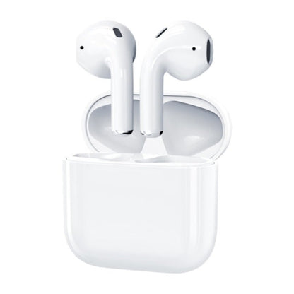 Wireless earbuds featuring HiFi stereo sound and Bluetooth 5.0 connectivity, designed to be sweat and splash proof for active lifestyles. 0