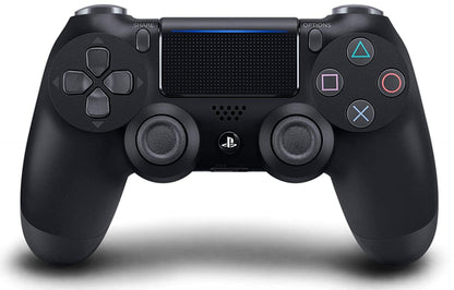 Wireless gaming controller designed for PS4 and PC, featuring enhanced analog sticks, a responsive touchpad, and an ergonomic design for comfortable gameplay. 4