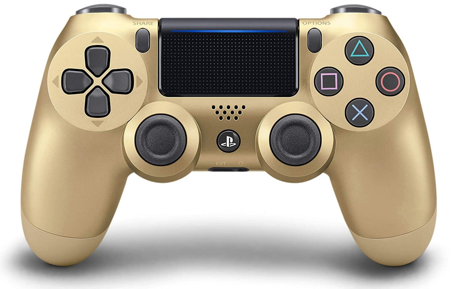 Wireless gaming controller designed for PS4 and PC, featuring enhanced analog sticks, a responsive touchpad, and an ergonomic design for comfortable gameplay. 0