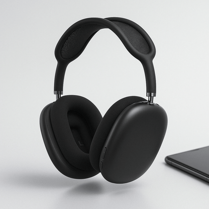 Wireless noise cancelling headphones featuring active Bluetooth technology, designed for on-ear comfort, with an extended battery life for uninterrupted listening. 3