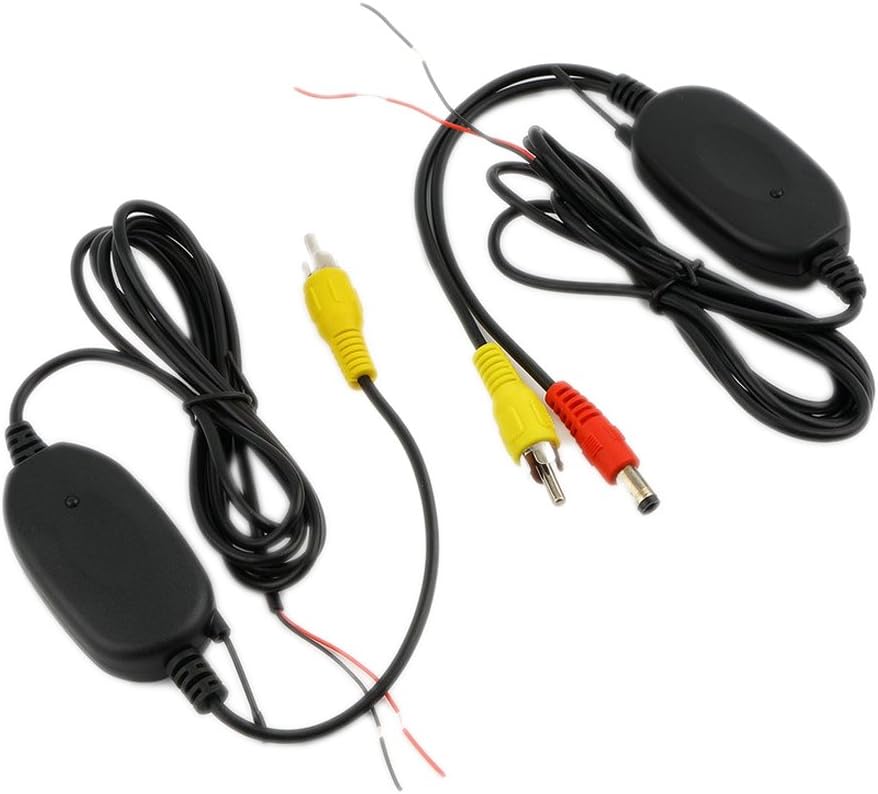 Wireless reversing camera featuring night vision capabilities and a 4.3-inch LCD monitor, designed for easy installation and enhanced safety while reversing, with a waterproof 6