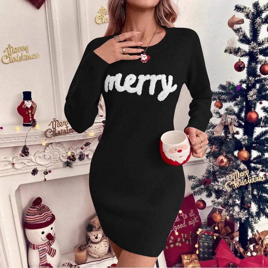 Women's Christmas jumper featuring a festive tree pattern, made from a cozy cotton-blend knit, perfect for winter wear. 0