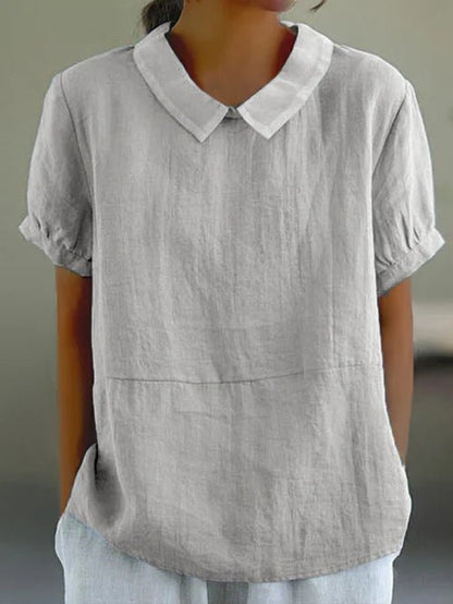 Men's dress shirt in soft cotton featuring a refined design, perfect for formal and casual wear, displayed in crisp white color. 4