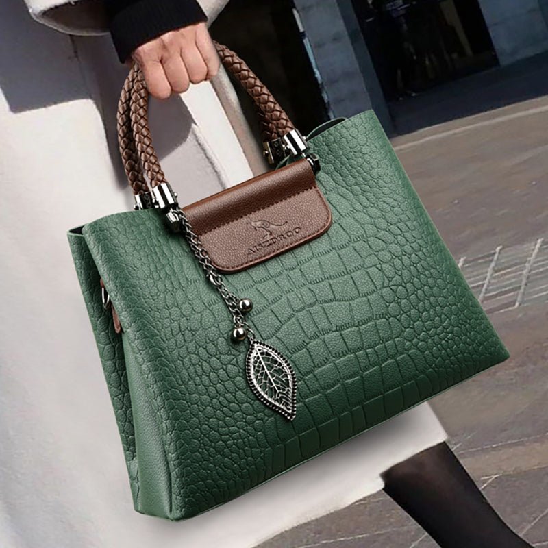 Women's Handbag with Adjustable Strap and Spacious Compartments – Classic Timeless Design in Black 2