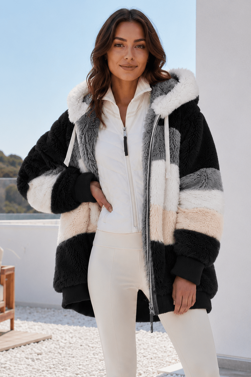 Women's hoodie cardigan featuring soft fabric and a relaxed fit, perfect for cozy everyday wear and casual layering. 8