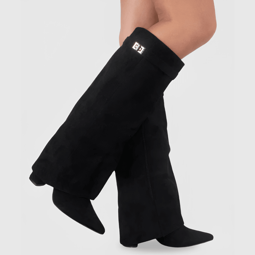 Women's knee-high boots designed for all-day comfort, available in various colors and sizes, featuring a stylish and versatile design perfect for any occasion. 0