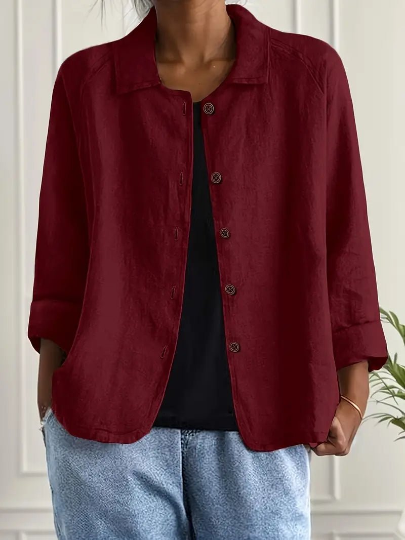 Women's lightweight button front jacket in various colors, perfect for summer layering, featuring a casual design for versatile styling. 9