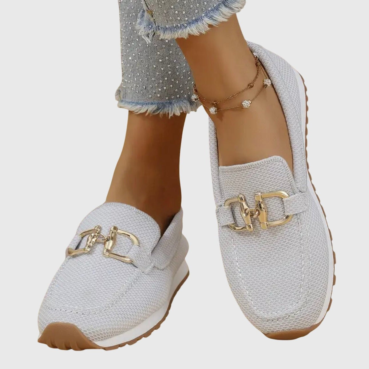 Women's loafers featuring orthopedic support and a convenient slip-on design, crafted for lightweight comfort perfect for everyday wear. 5