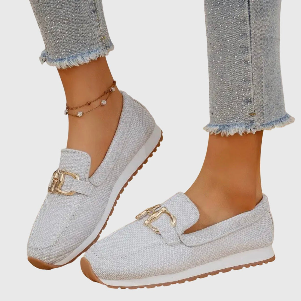 Women's loafers featuring orthopedic support and a convenient slip-on design, crafted for lightweight comfort perfect for everyday wear. 3