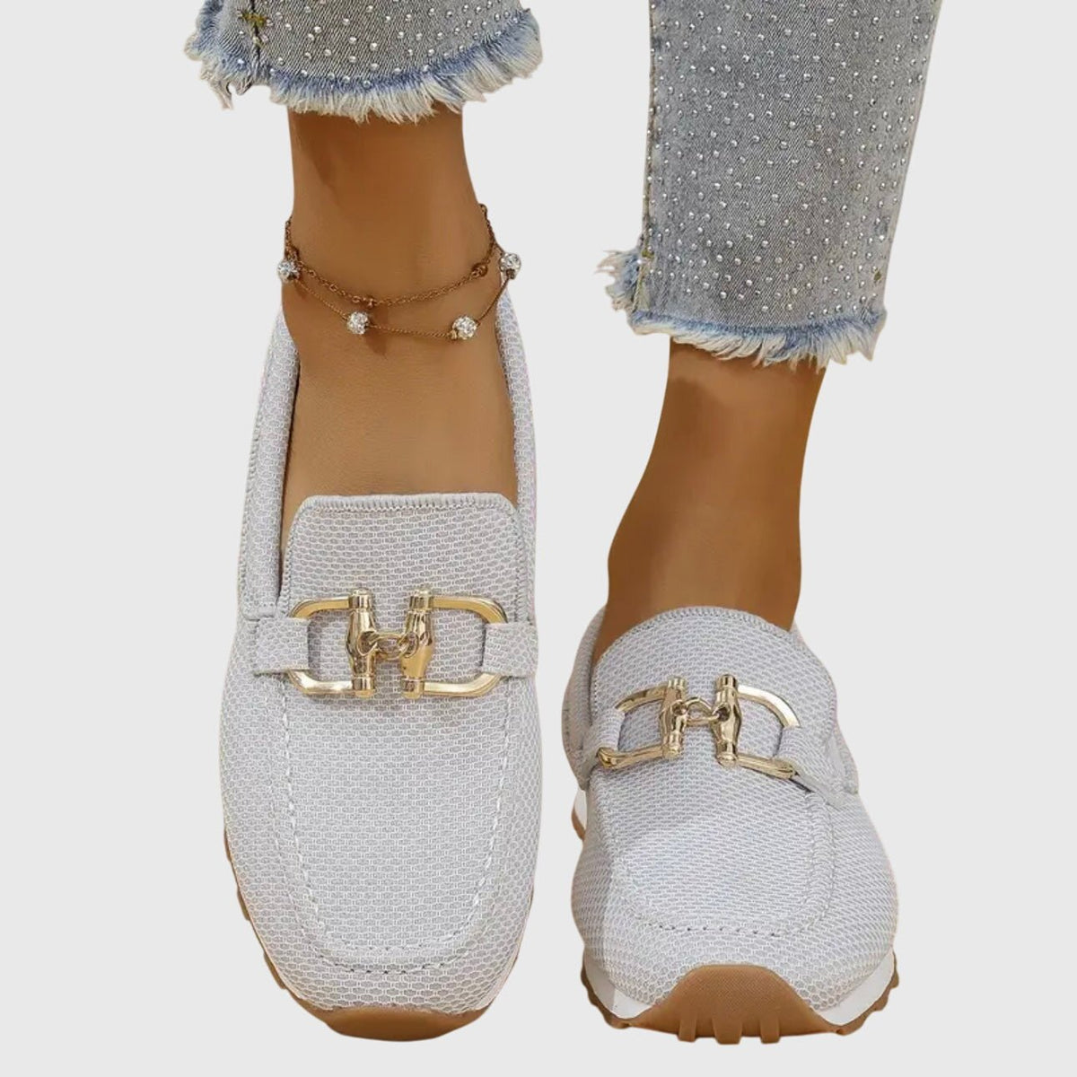 Women's loafers featuring orthopedic support and a convenient slip-on design, crafted for lightweight comfort perfect for everyday wear. 8