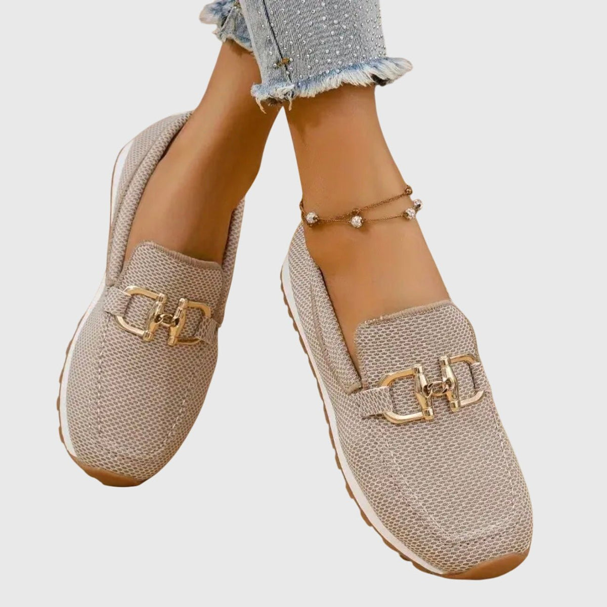 Women's loafers featuring orthopedic support and a convenient slip-on design, crafted for lightweight comfort perfect for everyday wear. 4