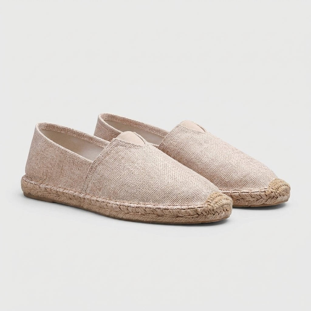 Women's orthopedic slip-on espadrilles featuring a stylish jute sole, designed for comfort and support during summer outings. 2