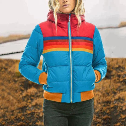 Women's plush hooded coat for winter made of soft teddy fabric, offering cozy warmth and versatile outerwear suitable for all occasions. 1