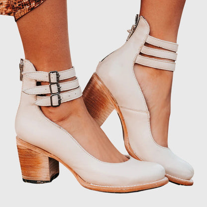 Women's Sandals with Ergonomic Comfort - Elegant Leather Design for All-Day Wear 3