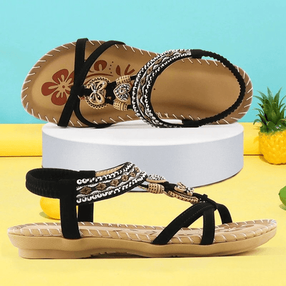 Women's vegan platform sandals featuring a Stability+ sole and a non-slip design, perfect for all-day comfort and support. 6