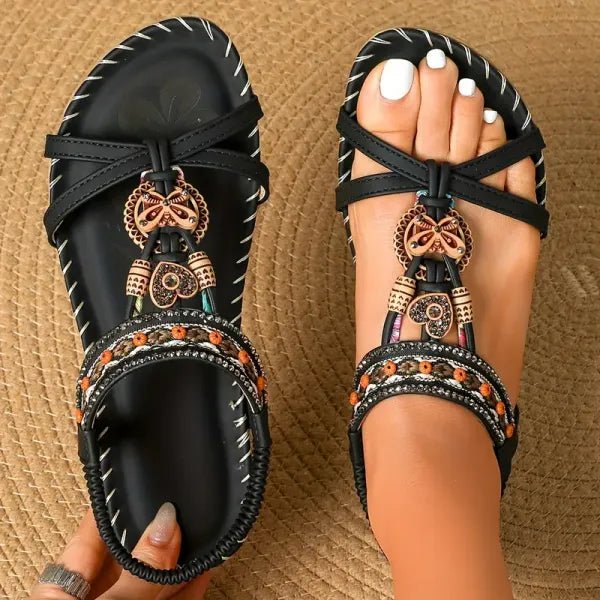 Women's vegan platform sandals featuring a Stability+ sole and a non-slip design, perfect for all-day comfort and support. 1