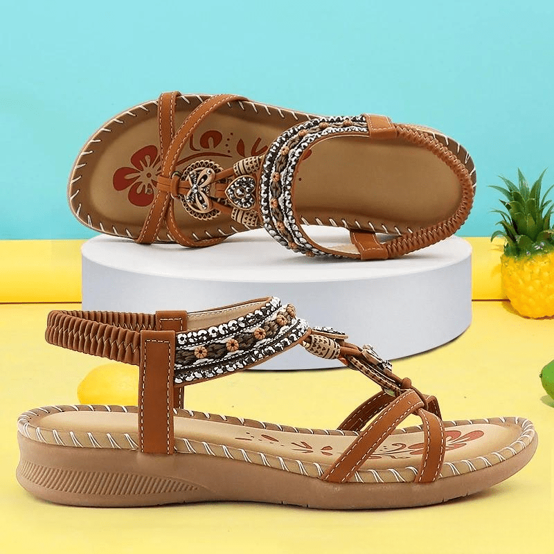 Women's vegan platform sandals featuring a Stability+ sole and a non-slip design, perfect for all-day comfort and support. 12